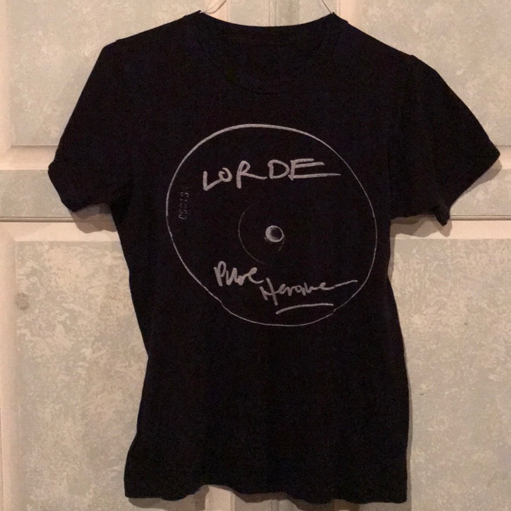 Lorde 2014 Pure Heroine Tour T-Shirt